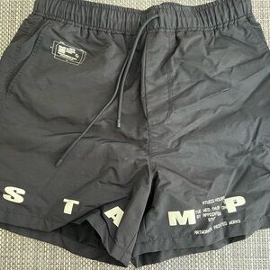 New Men's Stampd Black Men's Shorts